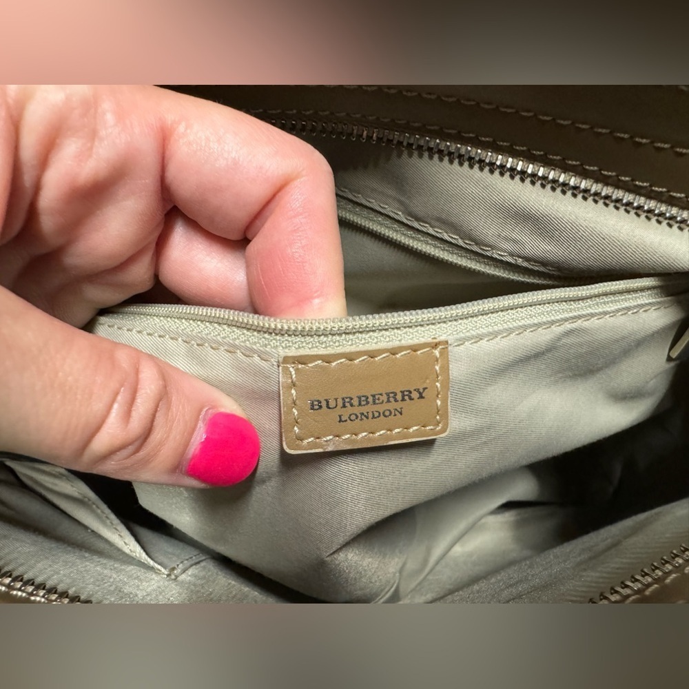 Burberry vintage pale pink Nova Check tote handbag - Picture 8 of 16